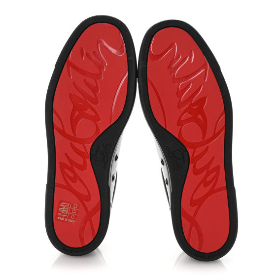 CHRISTIAN LOUBOUTIN
Suede Louis m Flat Sneakers Black