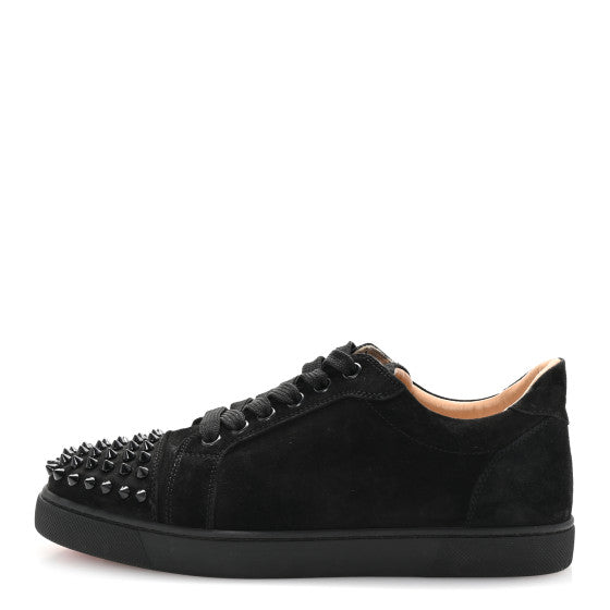 CHRISTIAN LOUBOUTIN
Suede Louis Spikes Flat Sneakers Black