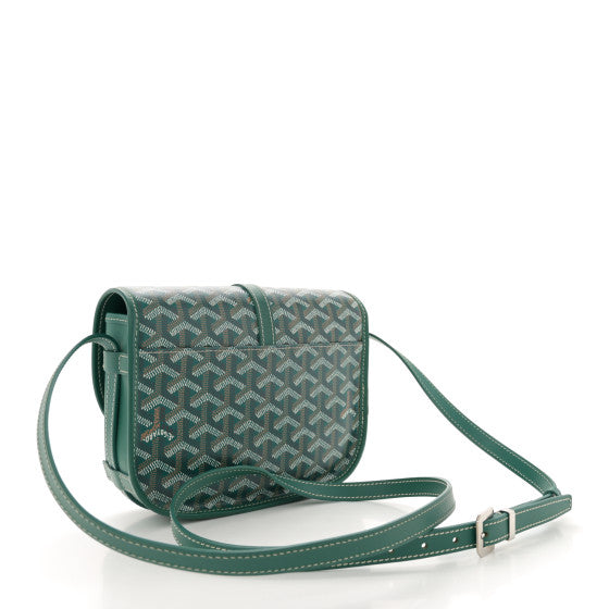 GOYARD
Goyardine Belvedere II PM Messenger Bag Green