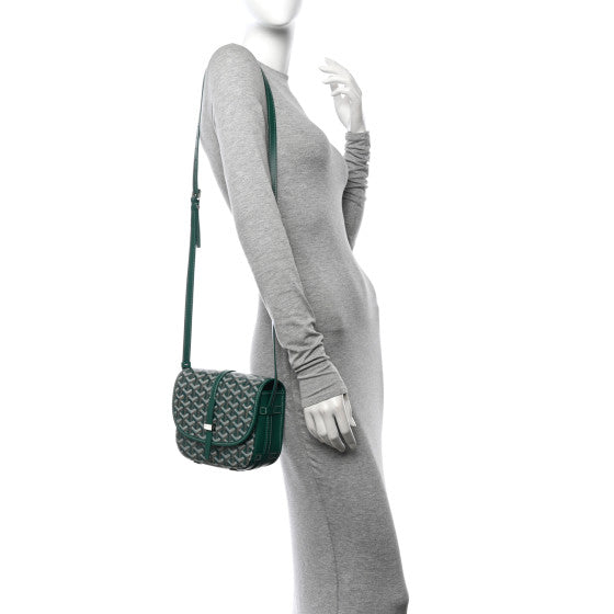 GOYARD
Goyardine Belvedere II PM Messenger Bag Green