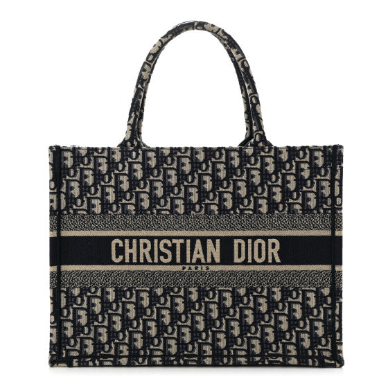CHRISTIAN DIOR
Oblique Medium Book Tote Blue Multicolor