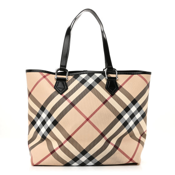 BURBERRY
Nova Check Large Nickie Tote Black
