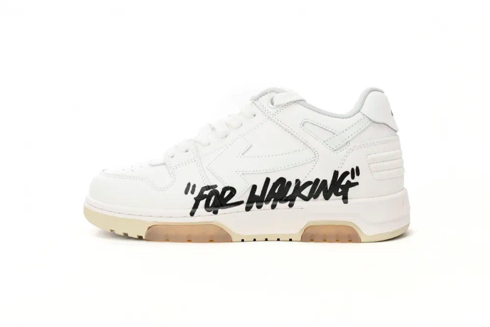 OFF-WHITE OOO LOW TOPS
FOR WALKING WHITE BLACK