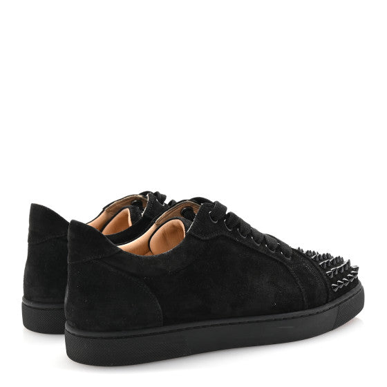 CHRISTIAN LOUBOUTIN
Suede Louis Spikes Flat Sneakers Black