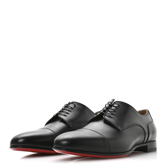 CHRISTIAN LOUBOUTIN
Calfskin Mens Surcity Flat Derby Oxford 42 Black