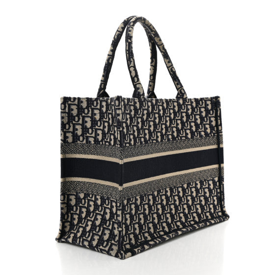 CHRISTIAN DIOR
Oblique Medium Book Tote Blue Multicolor