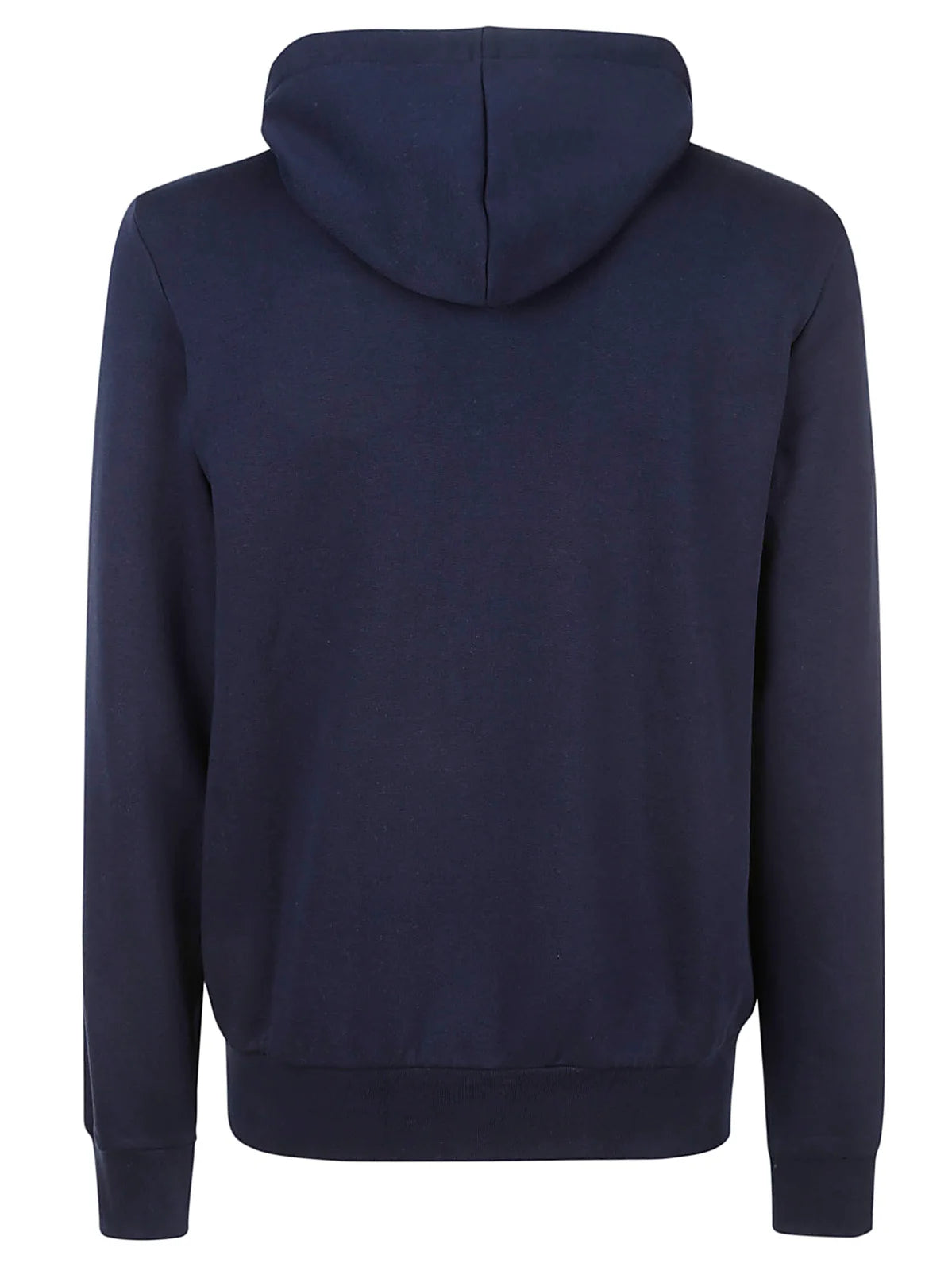 Lacoste Logo Embroidered Zip-up Drawstring Hoodie