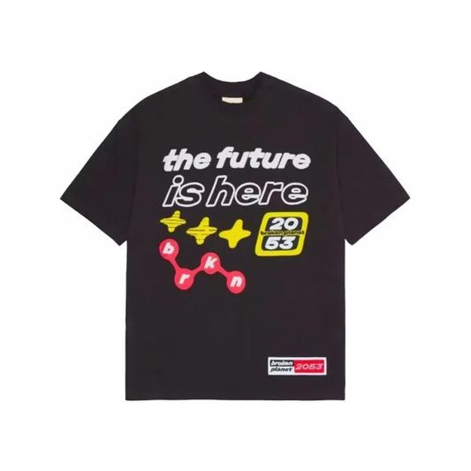BROKEN PLANET THE FUTURE IS HERE T-SHIRT
BLACK