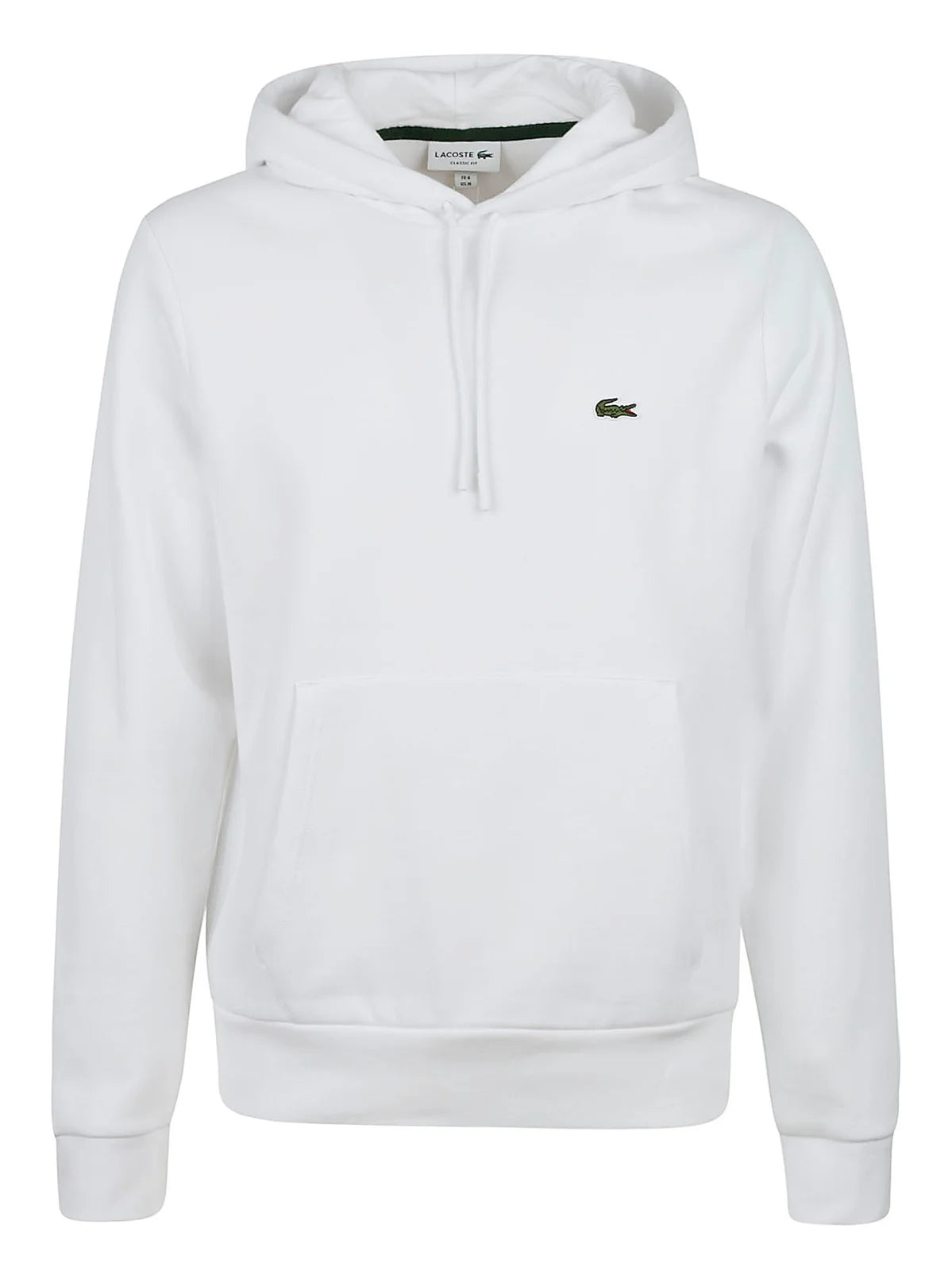 Lacoste Logo Embroidered Drawstring Hoodie