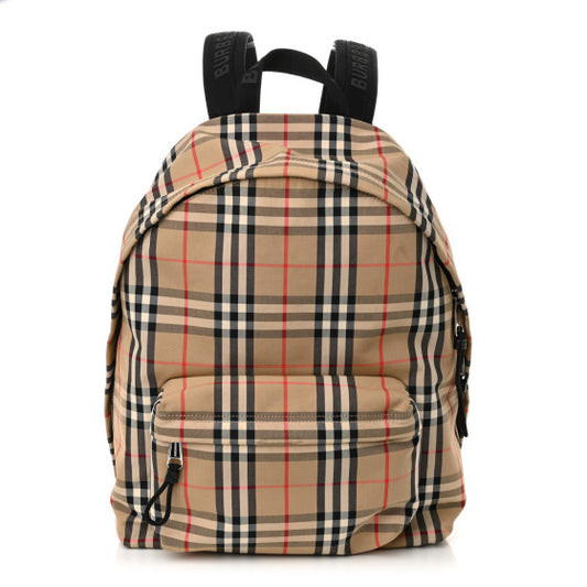 BURBERRY 
Vintage Check Jett Backpack Archive Beige