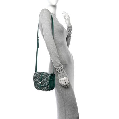 GOYARD 
Goyardine Belvedere II PM Messenger Bag Green