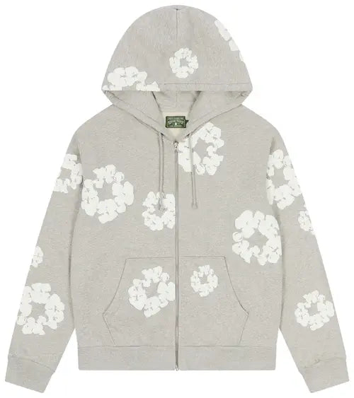 Denim Tears Cotton Wreath Zip Hoodie