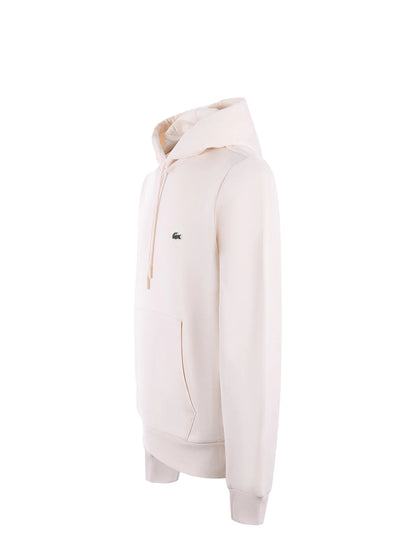 Lacoste Logo Embroidered Drawstring Hoodie