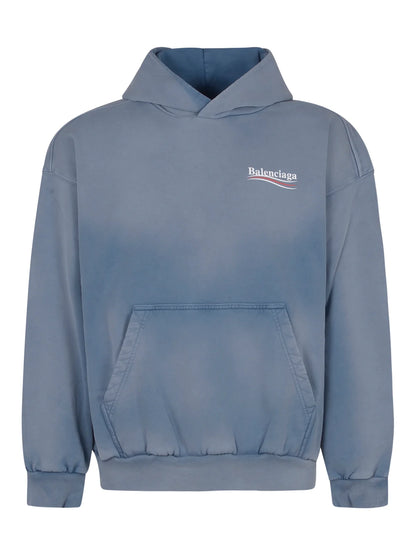 Balenciaga Logo Printed Hoodie