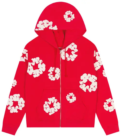 Denim Tears Cotton Wreath Zip Hoodie