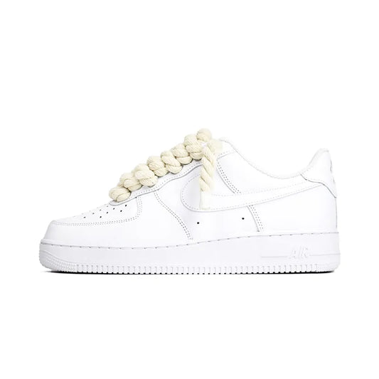 AIR FORCE 1 LOW WHITE ROPE LACES