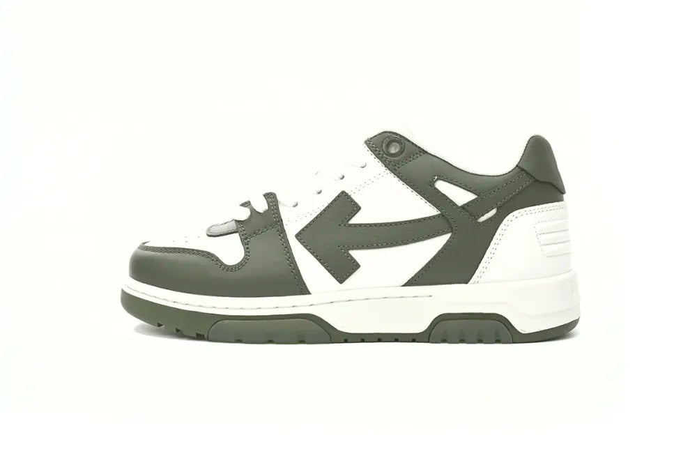 Off White Out Of Office Military Green White