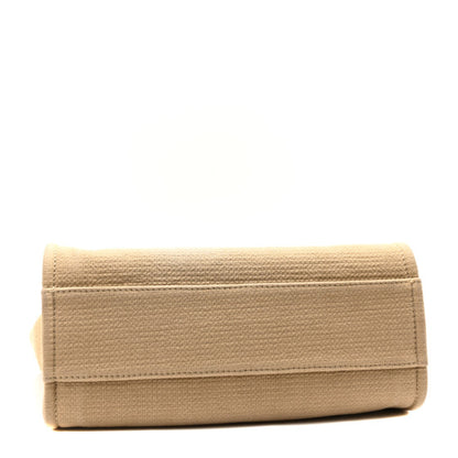 CHANEL 
Mixed Fibers Small Deauville Tote Beige