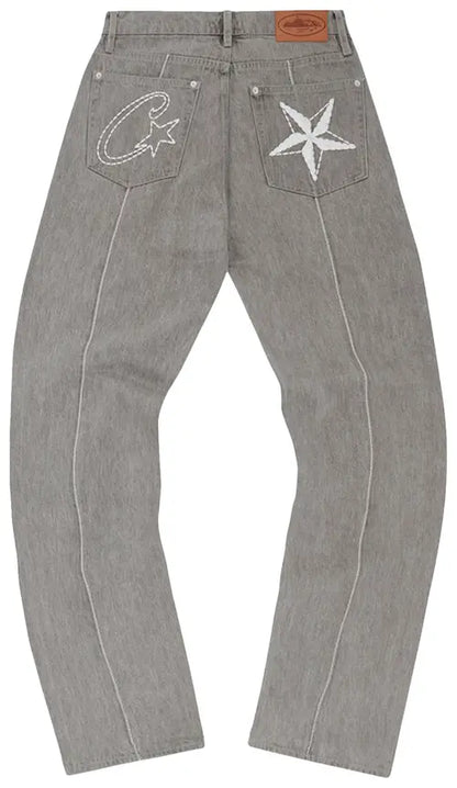 Corteiz C-Star Stitch-Down Jeans
