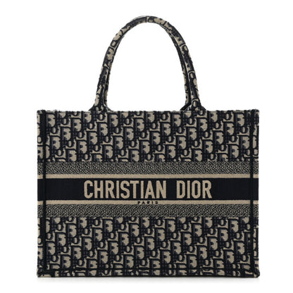 CHRISTIAN DIOR 
Oblique Medium Book Tote Blue Multicolor
