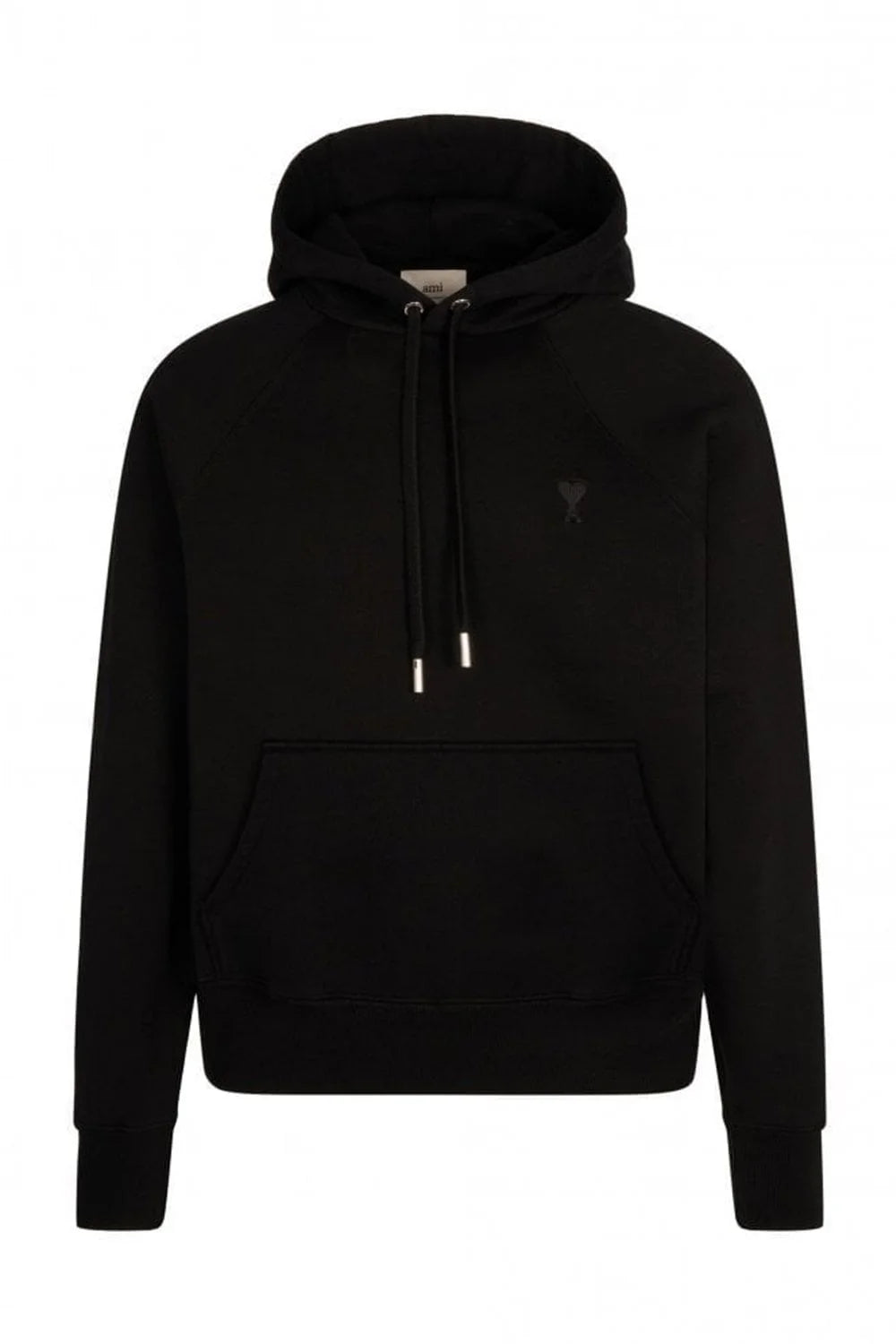 AMI Paris Logo Detailed Drawstring Hoodie