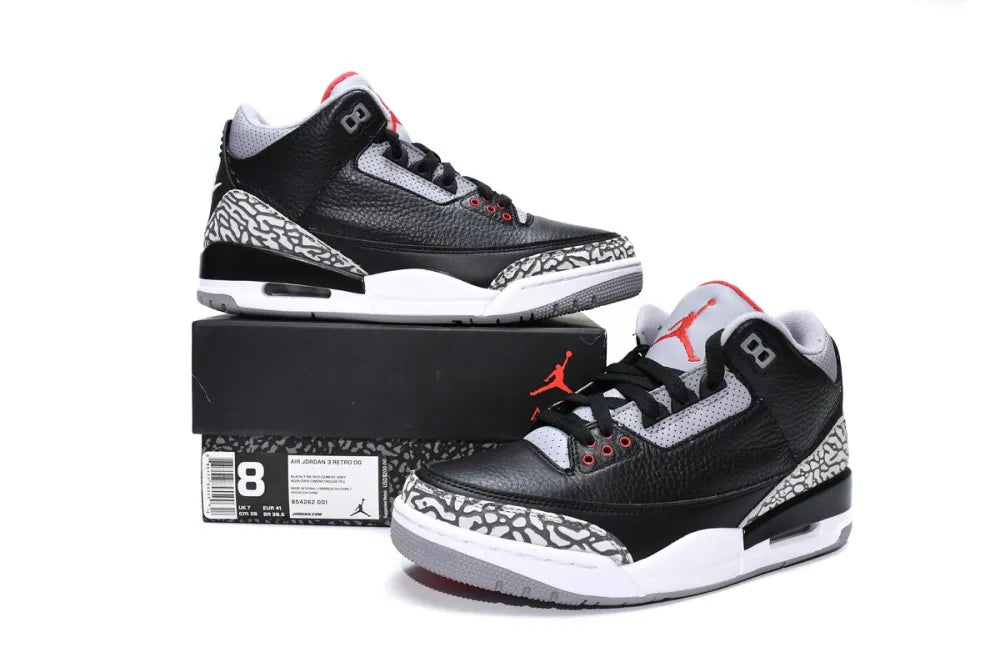 JORDAN 3 BLACK CEMENT
