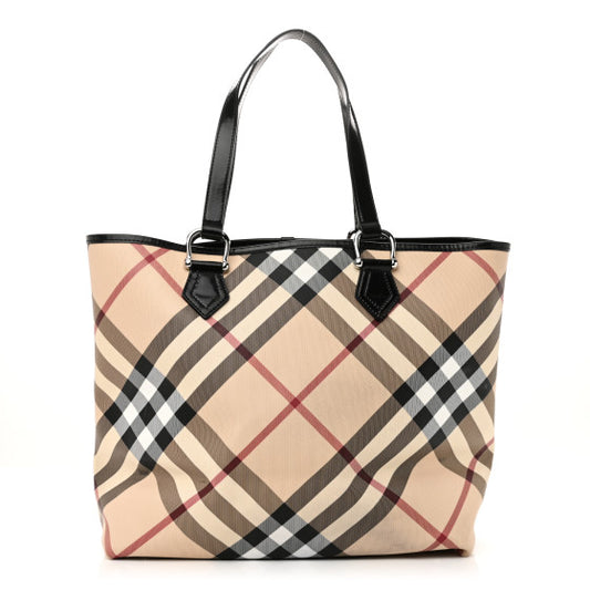 BURBERRY 
Nova Check Large Nickie Tote Black