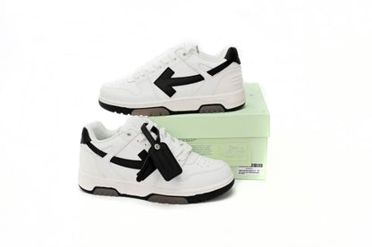 OFF-WHITE Out Of Office OOO 30 MM Low Tops Black White