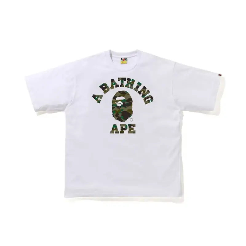 BAPE 1ST CAMO COLLEGE RELAXE FIT TEE