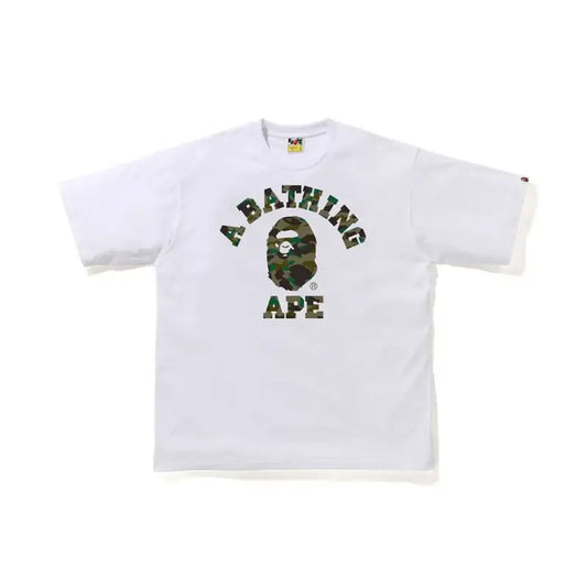 BAPE 1ST CAMO COLLEGE RELAXE FIT TEE