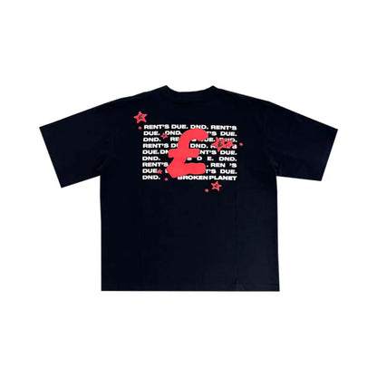 BROKEN PLANET X NEMZZZ RENT'S DUE TEE
BLACK