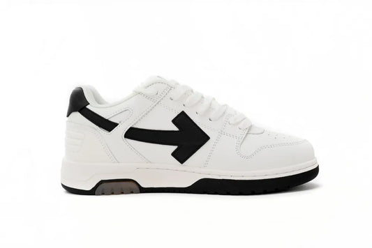 OFF-WHITE Out Of Office OOO 30 MM Low Tops Black White