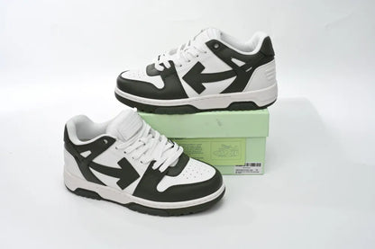 Off White Out Of Office Military Green White