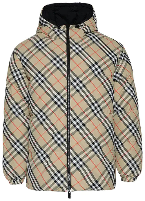 Burberry Reversible Check Nylon Puffer Jacket