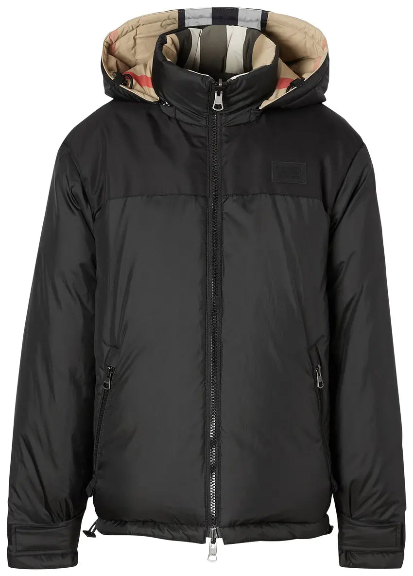 Burberry Reversible Check Puffer Jacket