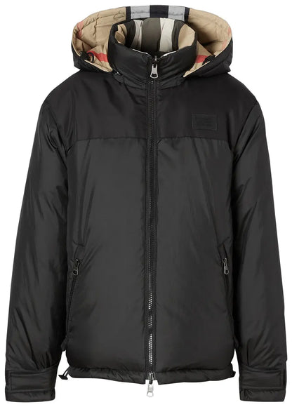 Burberry Reversible Check Puffer Jacket