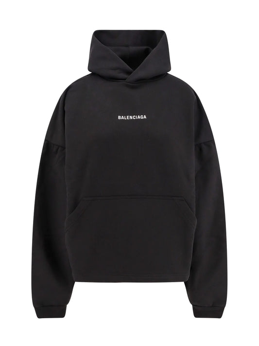 Balenciaga Logo Printed Hoodie