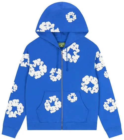 Denim Tears Cotton Wreath Zip Hoodie