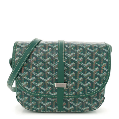 GOYARD 
Goyardine Belvedere II PM Messenger Bag Green