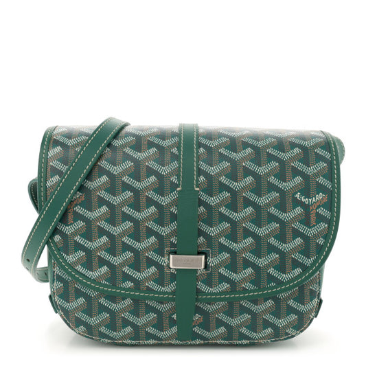 GOYARD 
Goyardine Belvedere II PM Messenger Bag Green