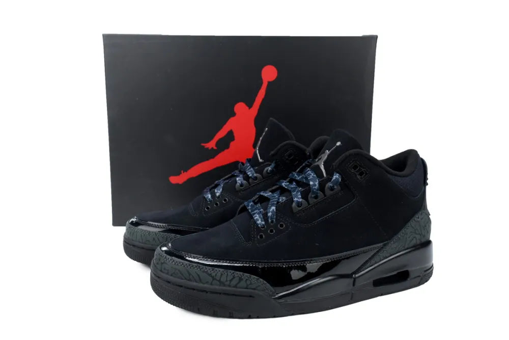 JORDAN 3 BLACK
