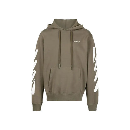OFF-WHITE WAVE DIAG DRAWSTRING HOODIE
