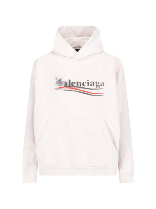Balenciaga Logo Printed Hoodie