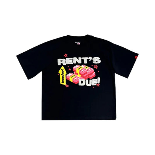 BROKEN PLANET X NEMZZZ RENT'S DUE TEE
BLACK
