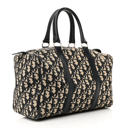 CHRISTIAN DIOR 
Monogram Boston Navy Blue