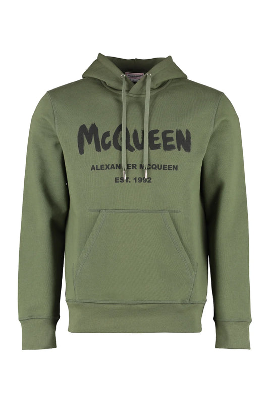 Alexander McQueen Graffiti Logo Hoodie