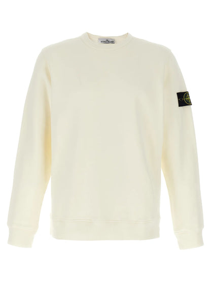 Stone Island Logo Patch Crewneck Sweatshirt