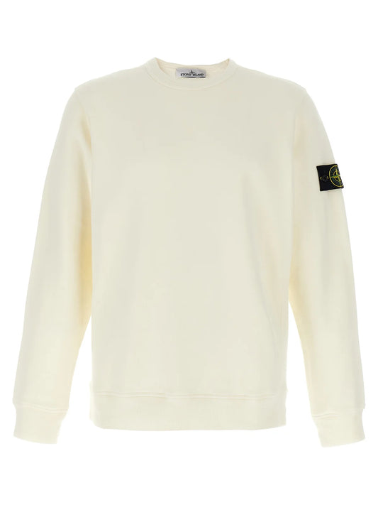 Stone Island Logo Patch Crewneck Sweatshirt