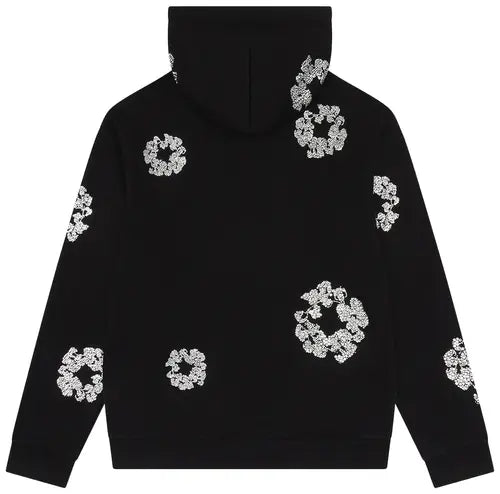 Denim Tears Cashmere Swarovski Cotton Wreath Zip Hoodie