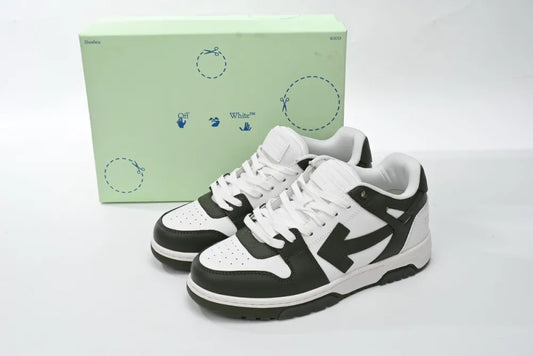 Off White Out Of Office Military Green White